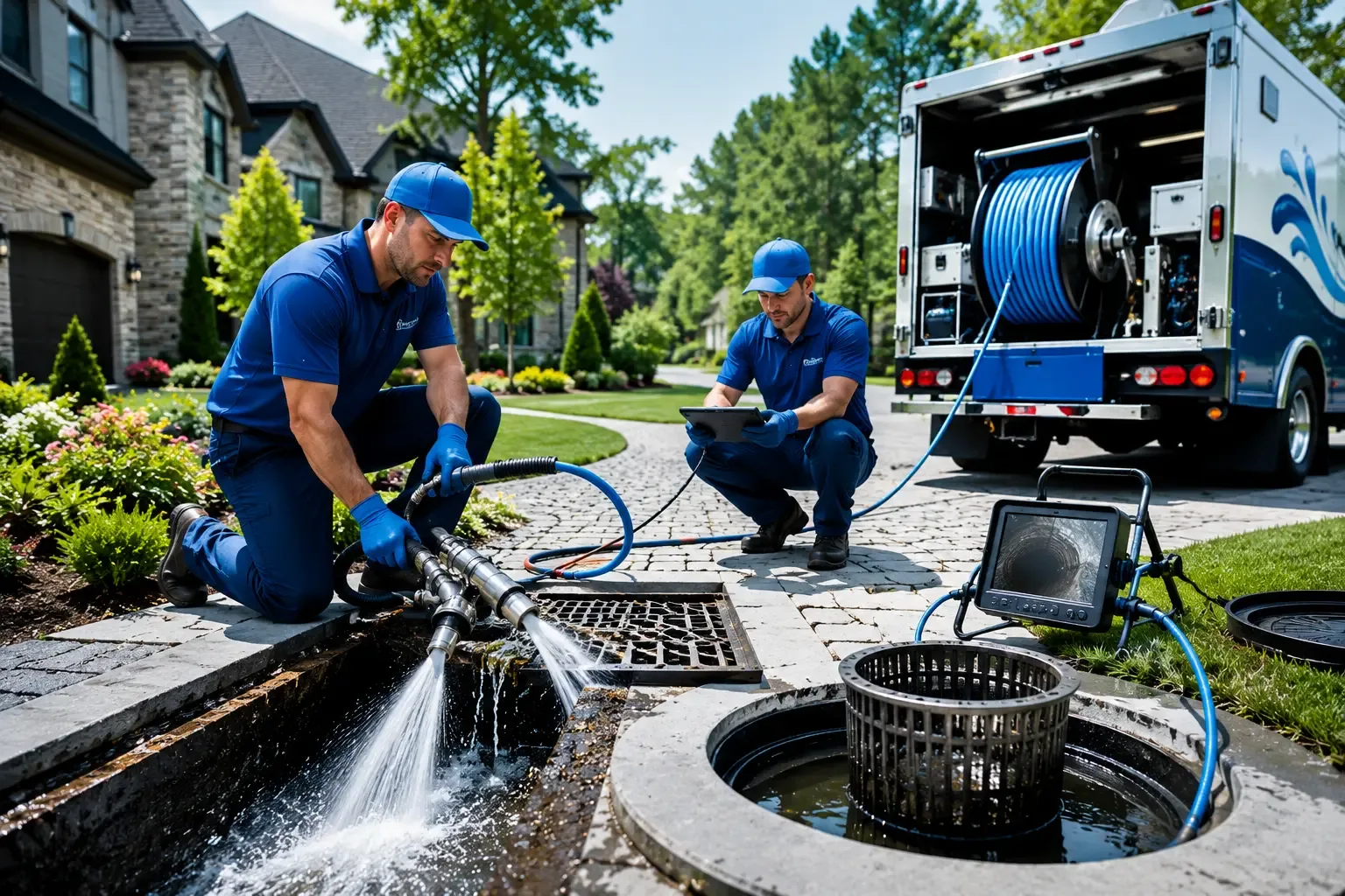 Local outdoor drain cleaning professionals in Strum, WI