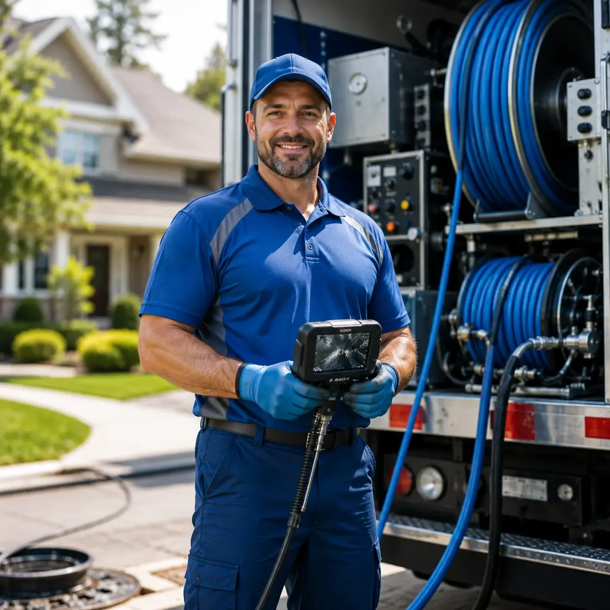 Local outdoor drain cleaning specialists in Strum, WI